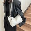 Chic Fashionable Canvas Shoulder Bag Spacious Trendy Square Crossbody For Everyday Style