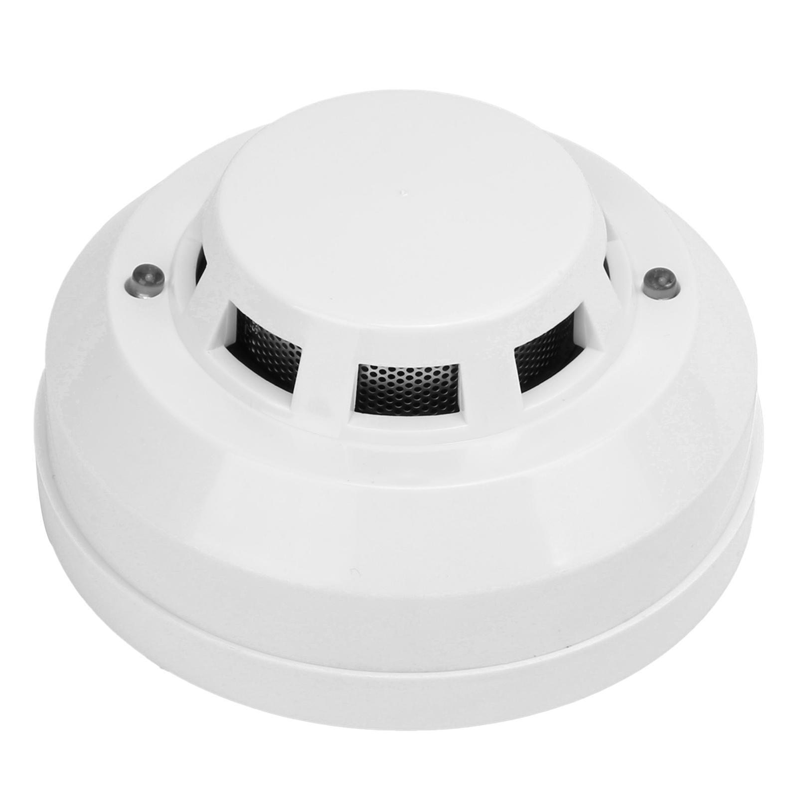 

Smoke Detector Wired Fire Alarming Sensor for Domestic Commercial LED Indicator 9‑24V