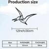 Vintage Pterosaur Metal Wall Art Rustproof Dinosaur Decor Kids Room Holiday Gift