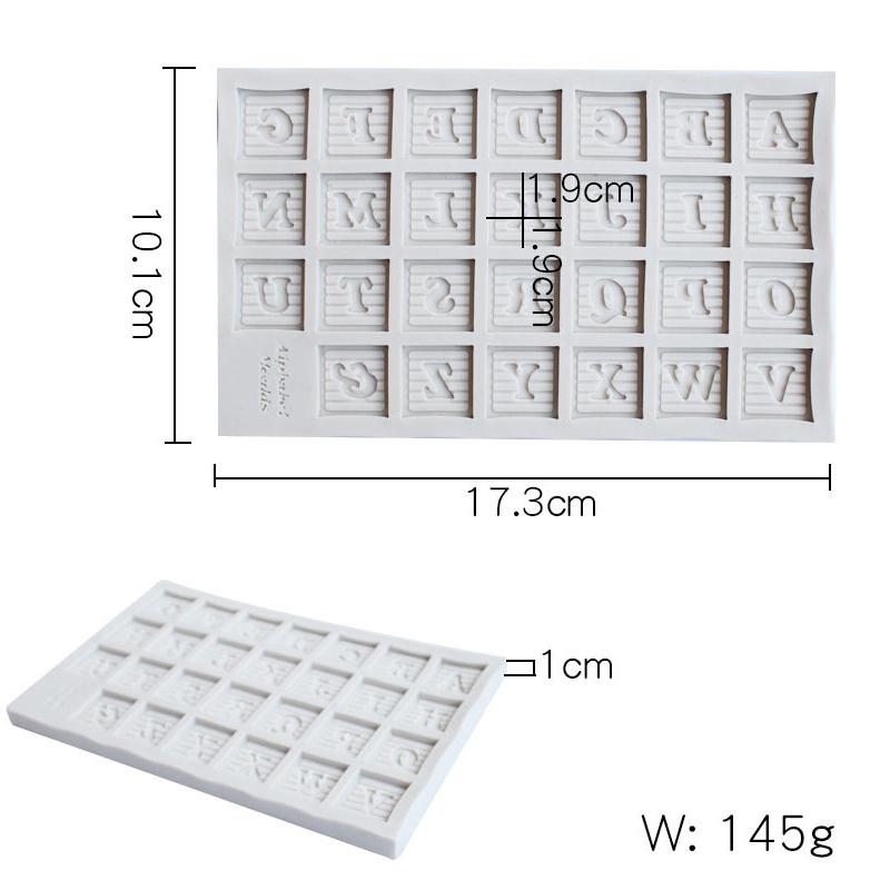 Bunting Alphanumeric Mould Silicone Mold Fondant Cake Tool Gumpaste Sugarcraft