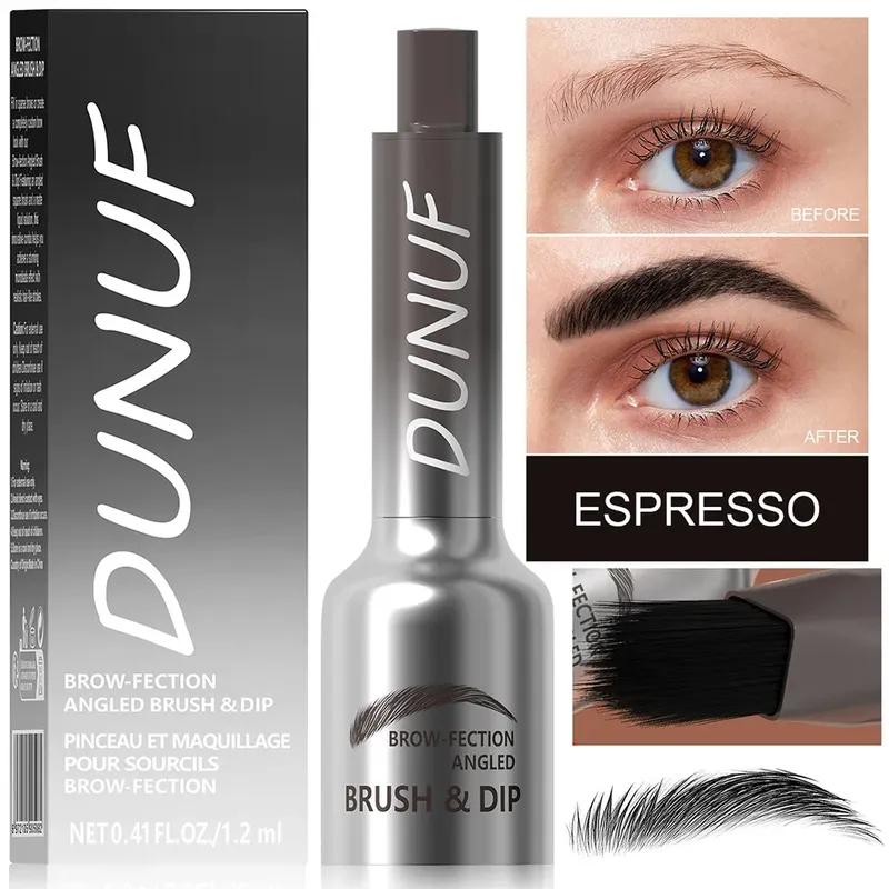 

Квадратная кисть Wild Eyebrow Cream Painting Paste Black Tea Brown Pressing 3D Dye Dip Eyebrow Enhancers Cream Изменение линии роста волос 02 Black