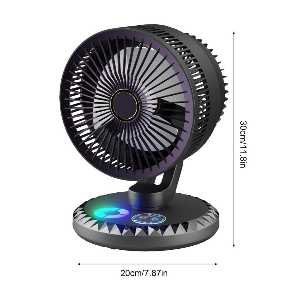 

Маленькие настольные вентиляторы Портативный электрический настольный вентилятор Наклонная головка 90 градусов 3 настройки скорости Легкий охладитель для женщин и мужчин чёрный