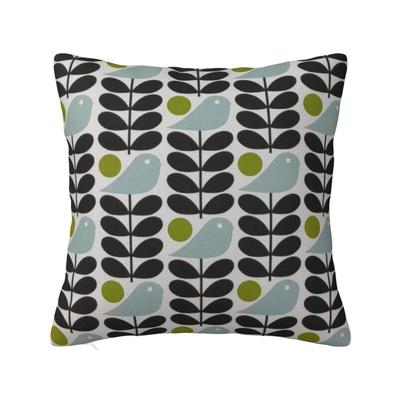 Funda de Cojín Personalizada Early Bird Granito 40x40cm Orla Kiely Floral Terciopelo Funda de Almohada Linda Decoración del Hogar
