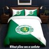 Sporting CP FC Design Bed Bedding Set 1 Duvet Cover + 2 Pillowcases Soft Breathable Household Bed Linens