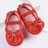 Newborn Baby Girl Shoes First Walkers Lovely Sneakers Infant Kids Girls Rose Flowers Bow Princess Shoes