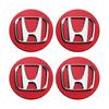 For Honda Acco4PCS 58MM/69MM Car Badge Wheel Center Cover Stickers Hub Caps Decal for Honda Accord Elysion CR-Z Odyssey SPIRIOR Accessories