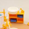 Play House Doll House Mini Toy Bathroom Bathroom Bath Basin Set Children Girl Toy Gift Ornament