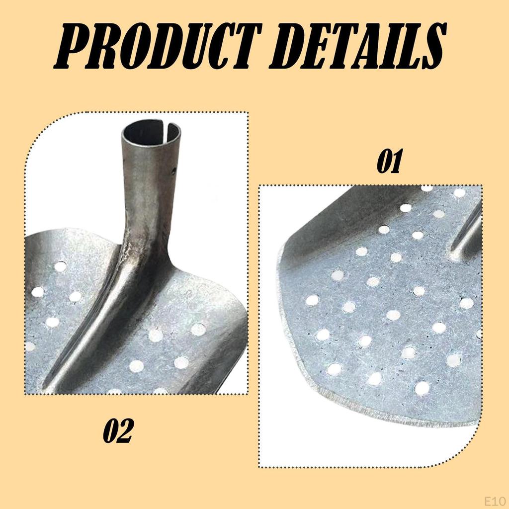 Sieve Shovels, Ideal for Removing Mud, Chicken Manure And Sand, Camping, Hiking Home Use.