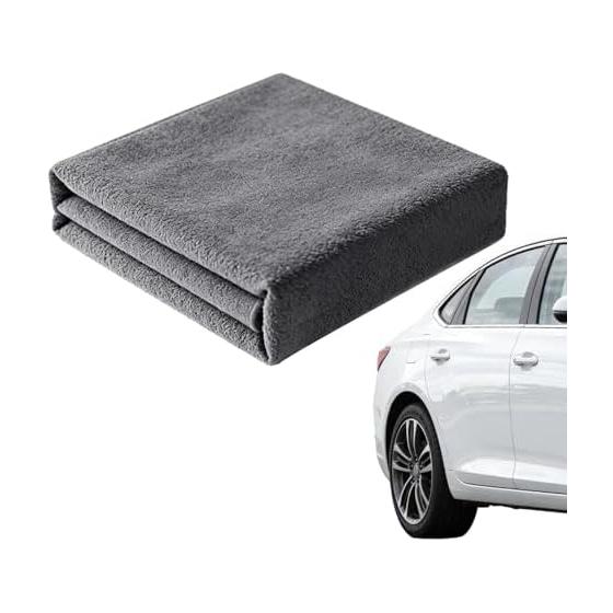 Car Wash Drying Towel - Double Sided Lint-Free Reusable Cloth Cleaning Dry Towel Car Detailing Cleaner for Automobile Boat Mirror Window Windshield