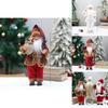 Christmas Santa Figurine Standing Holiday Decor For Home Windows