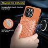 Etui z przegródką na karty, magnetyczny uchwyt samochodowy, do iPhone 14 13 Pro Max 12 Mini, z smyczą, wstrząsoodporne etui na telefon Coque Fundas