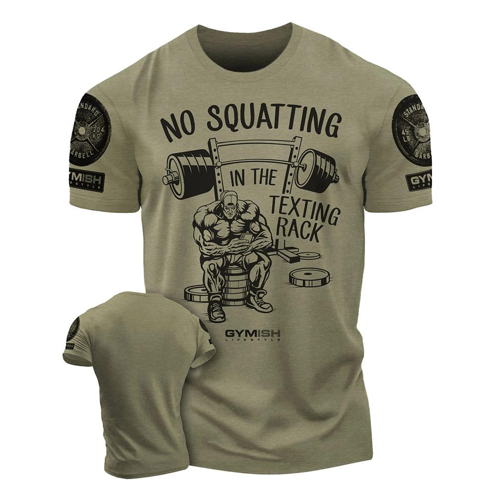 3D printed exercise T-shirt, fun gym T-shirt