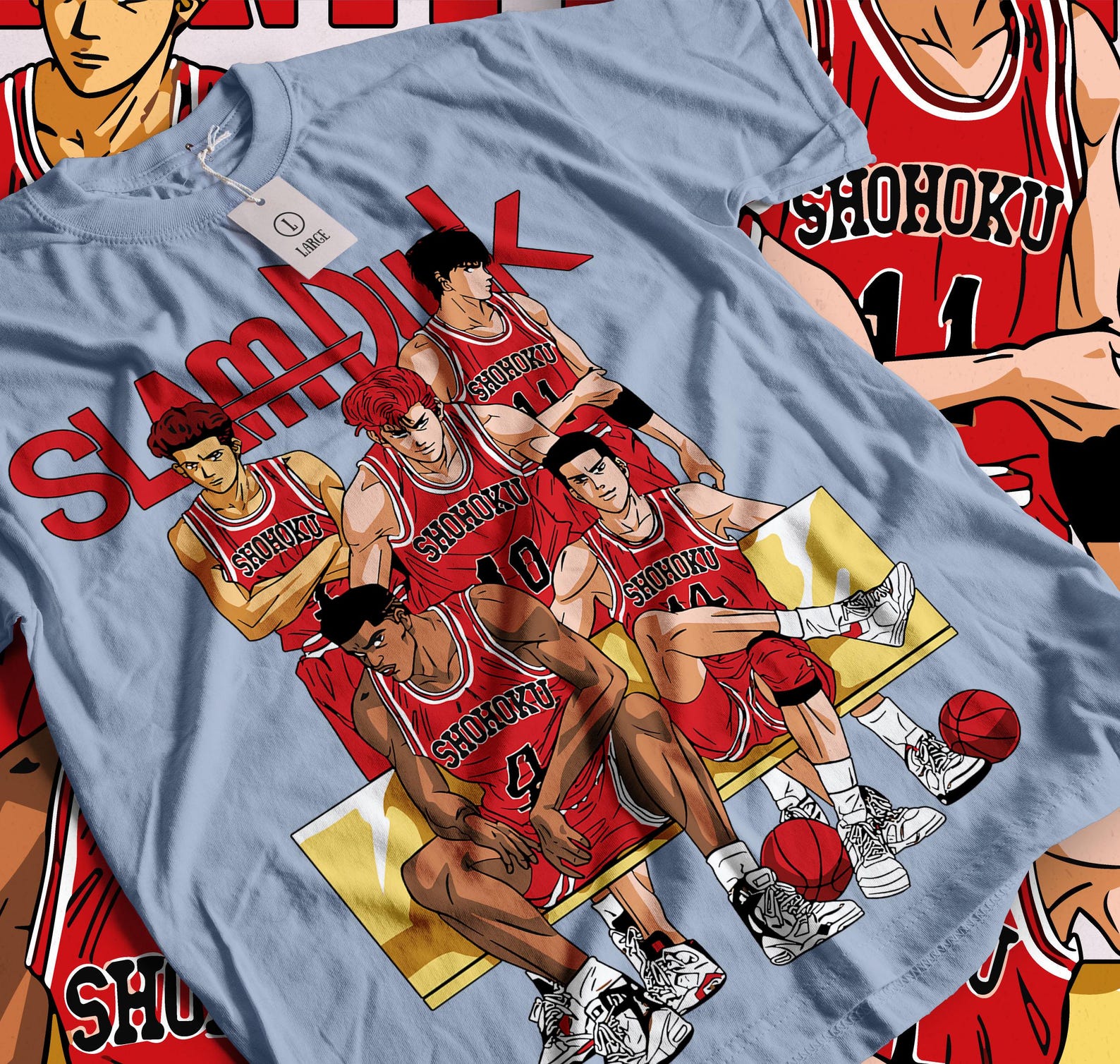 Unisex Tshirt, Sport 90s Anime Lovers, Basketball Anime Tshirt, Otaku Ropa, Graphic Anime Unisex Shirt S