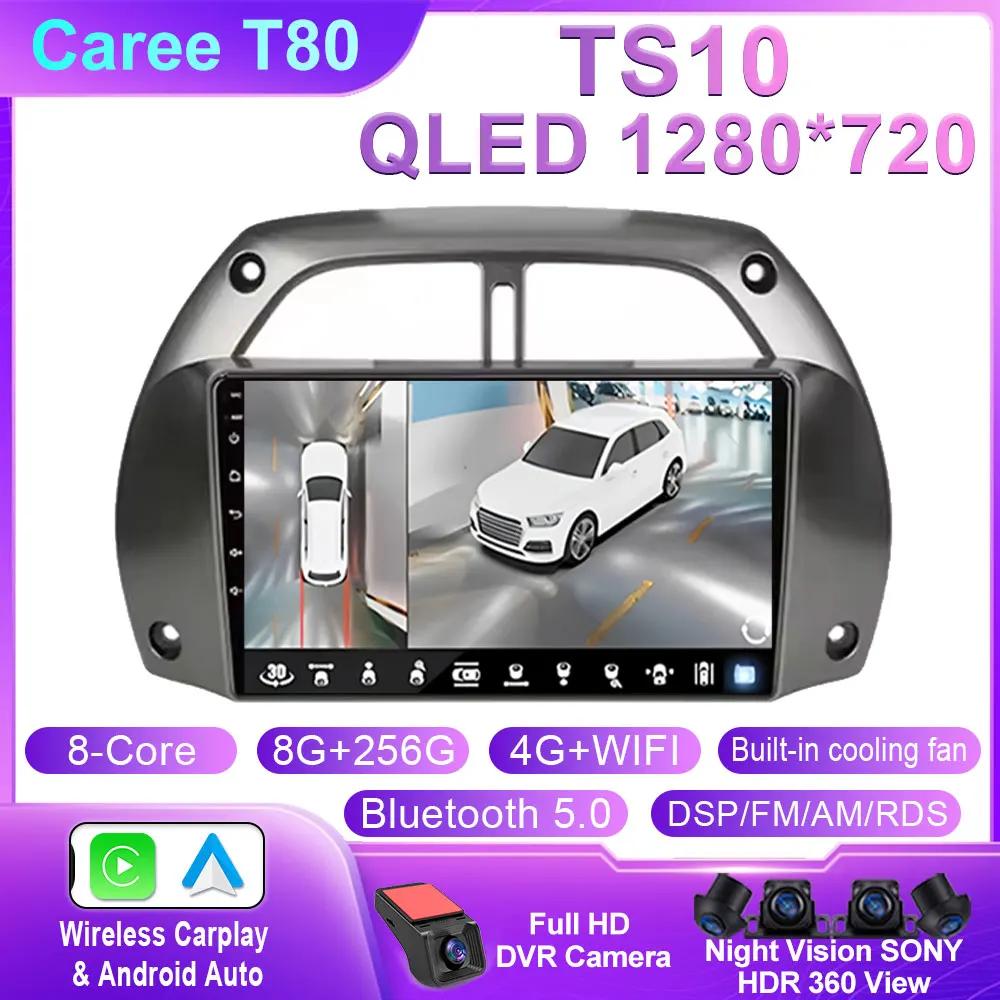 Android 14 For Toyota RAV4 Rav 4 2001 2002 2003 2004 2005 2006 Car Radio Multimedia Player Wireless Carplay Stereo GPS NO 2 DIN