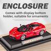 Car Laalloy Model 136 Scale Sports Light Sound Open Kids Doors