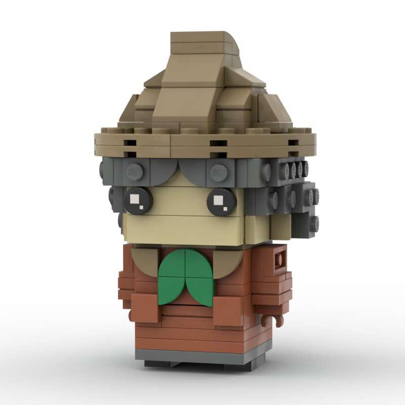Building Blocks MOC Harry Square Head Boy DIY Assembled Toys Educational Children's Set Model Ornaments