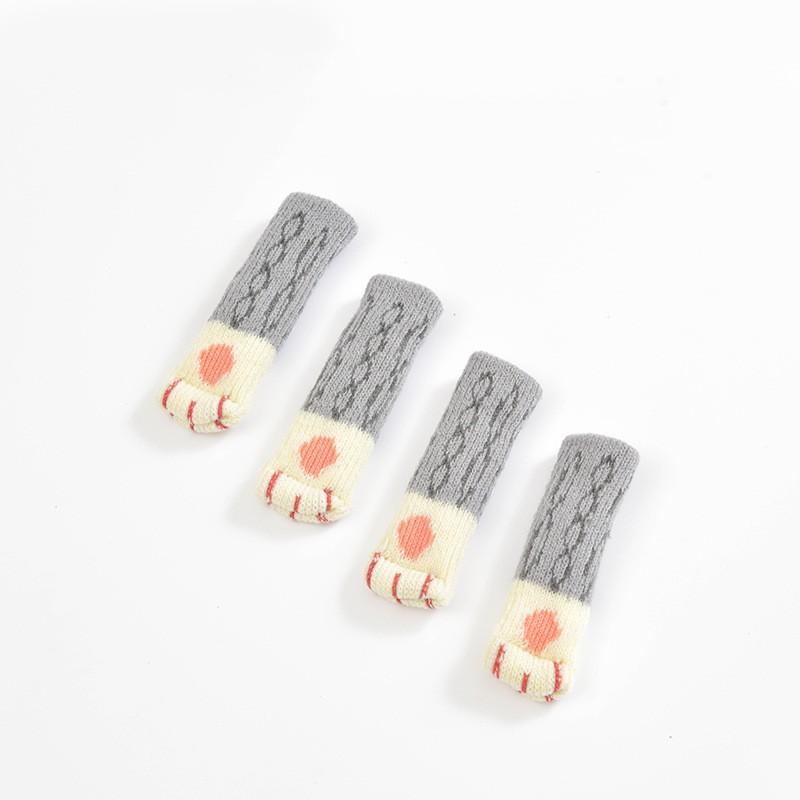 4pcs/lot Anti Slip Mat Bumper Damper Cute Furniture Leg Feet Rug Caps Felt Pads Chair Leg Covers