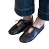 Modne damskie sandały płaskie codzienne mokasyny buty sportowe damskie letnie skórzane buty sznurowane buty do biegania i chodzenia Zapatilas