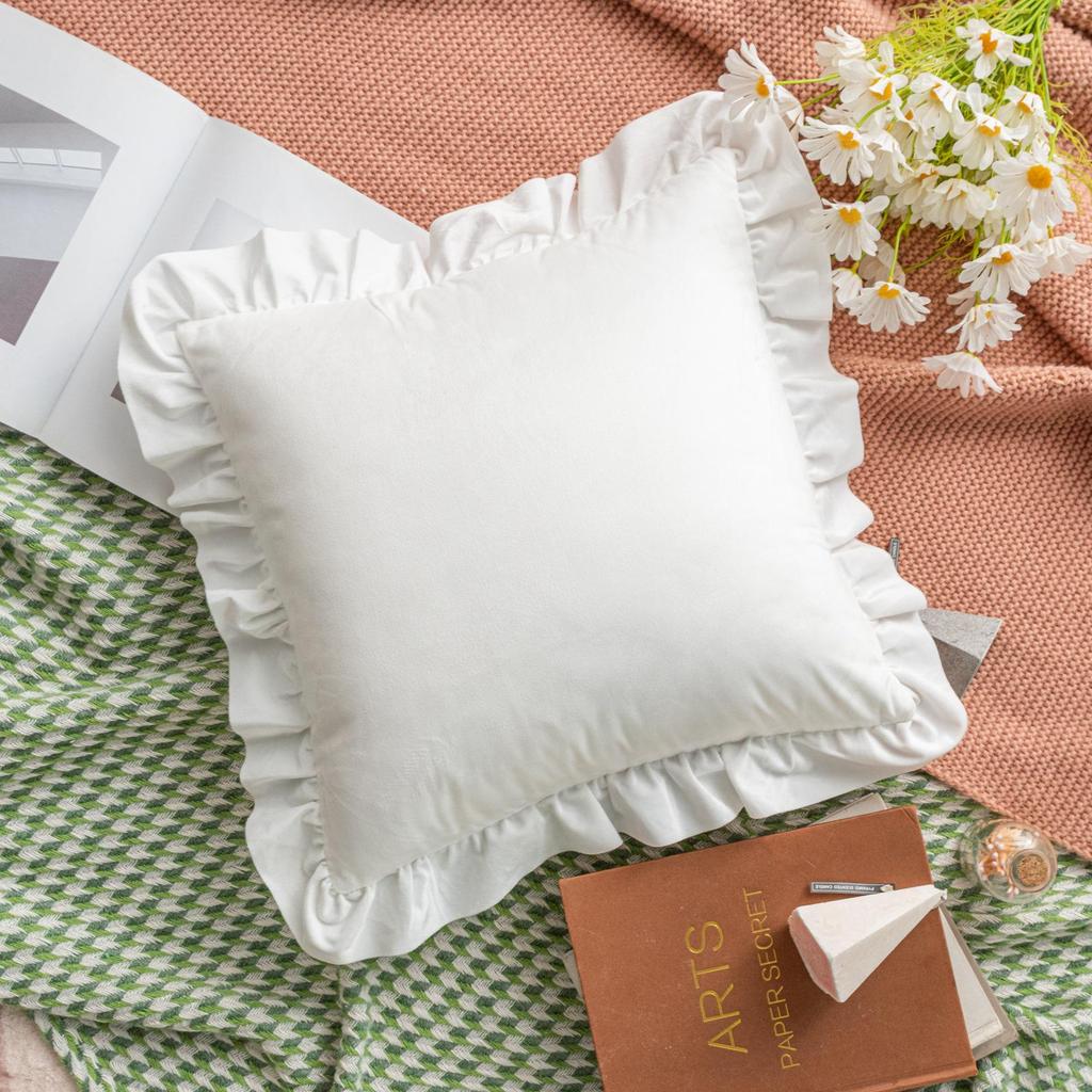 Povlak na polštář z holandské sametové krajky