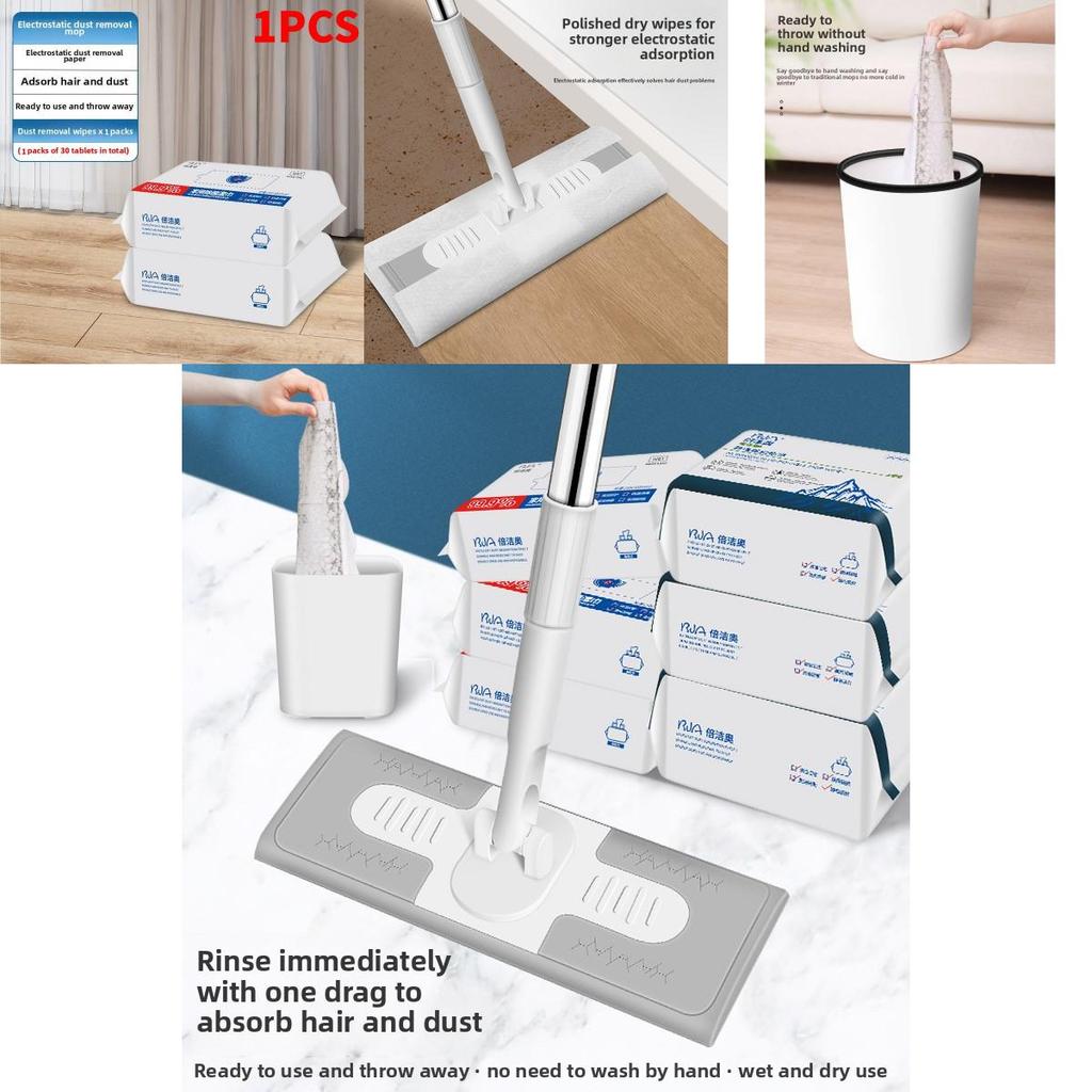 Elektrostatischer Einweg-Bodenmopp Rotierender Trocken-Nass-Reiniger Heimreinigungswerkzeug