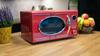 Mikrowellenherd Grill Mikrowelle Retro 1150W 20L Rot Mikrowelle