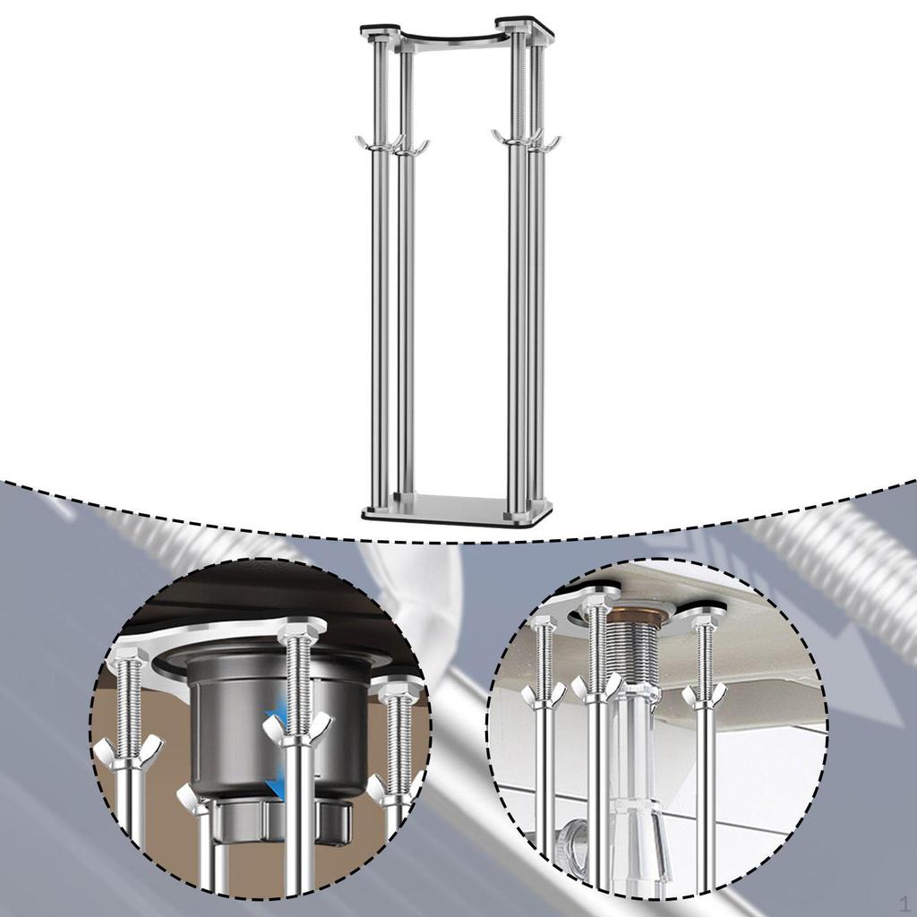 Retractable Undercounter Sink Brackets, Holder, Washbasin Holder for Home,