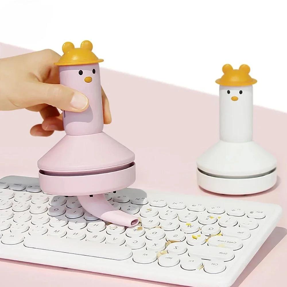 Desktop Vacuum Cleaner Creative and Fun Mini Cartoon Cute Portable Children To Clean Keyboards and Paper Scraps Vacuum Cleaner