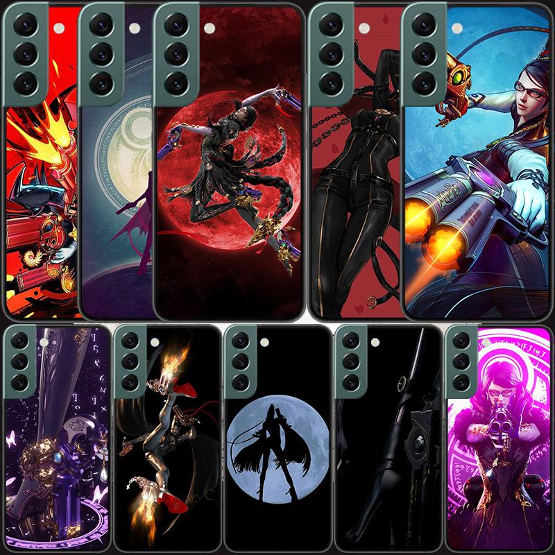 Bayonetta Phone Case For Samsung Galaxy S22 S25 Ultra S21 S10 Plus S26 Edge S20 S23 S24 FE Cover Silicone Soft TPU Clear She