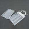 1pcs 3 AA Battery Holder Box Case with Switch 2AA 3AA 3xAA Transparent White 3V 4.5V Battery Holder Box Case with Lead Box