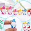 12Pcs Mini Holding Sign Gnome Figurine Tiny Faceless Dwarf Resin Statue Miniature Elf Ornament Fairy Garden Decoration