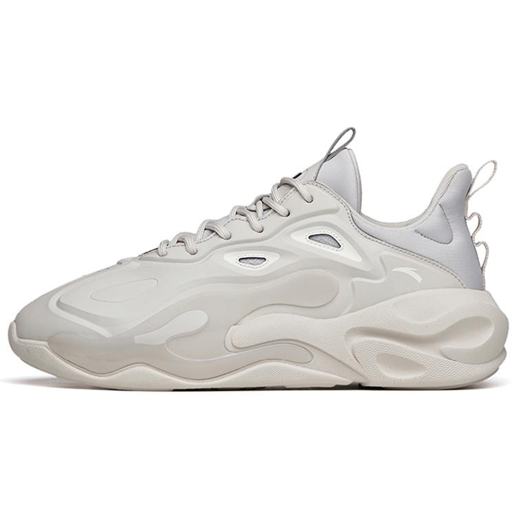 New Anta Chao Worship 2.0 Durable Breathable Low Top Sports Casual Shoes Men's Gray 112218840-1