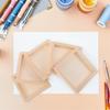 6 Pcs Unfinished Wood Canvas Panel 6x6 Inch Wood Board Small Painting Canvas Frames for DIY Art Projects Acrylics Oil Painting