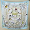 Guochao Chinese Landscape Painting Lotus Flower Versatile 100 Mulberry Silk Square Scarf Thin Shawl Women'S Silk Scarf Silk Scarf