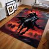 Multiple sizes Dark Knight Red Sky Carpet for Living Room Bedroom Sofa Home Decor Rus Non-slip Floor Mat Luxury Gift