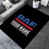 Daf Team Benutzerdefinierter Name Teppich Teppich für Wohnzimmer Schlafzimmer Haus Sofa Dekoration Kinder Spielen Rutschfeste Bodenmatte