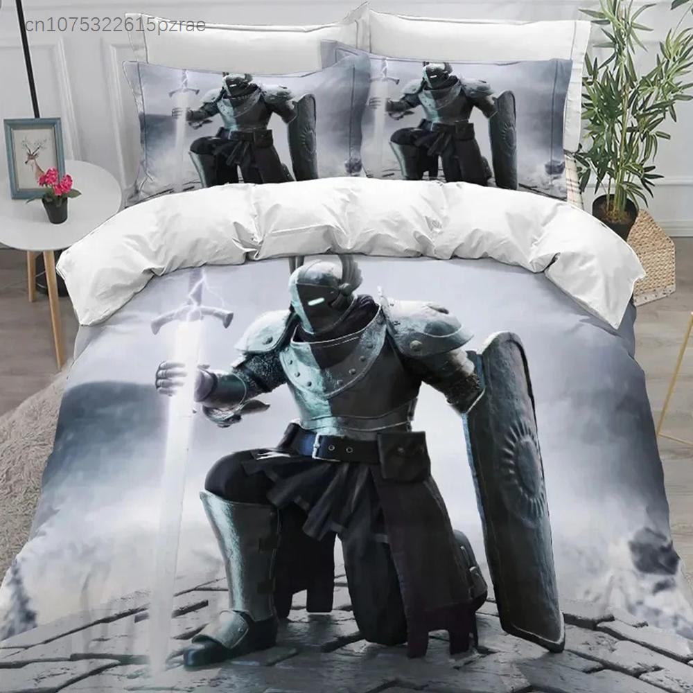3D Print Holy Knights Bedding Set Boys Girls Twin Queen King Size Duvet Cover Pillowcase Bed Boys Adult Home Textileextile