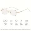 +1.0 to +4.0  Rimless Reading Glasses Glitter Fashion Presbyopic Glasses Computer Readers for Women