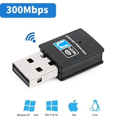 300 Мбит / с USB Wi-Fi адаптер 150 Мбит / с Wi-Fi беспроводной адаптер USB Ethernet WiFi 5 Dongle 2.4G Сетевая карта Antena Wi Fi приемник для ПК Ноутбук