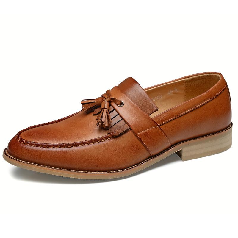 Spring Men's New Arrival: Stylish Korean Trendy Casual & Business Formal Leather Pointed Toe Shoes