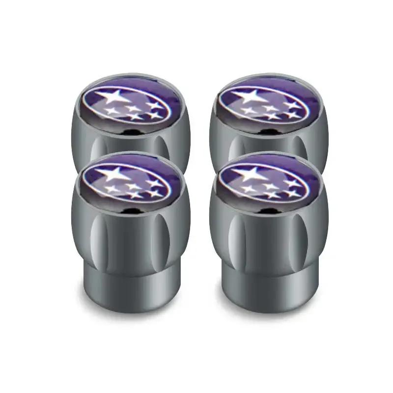 4PCS Car Tire Valve Caps Wheel Stem Air Covers Decoration for Subaru STI XV WRC WRX BRZ FORESTER IMPREZA LEGACY OUTBACK Y17