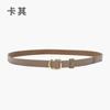 Ladies Belt Simple Cowhide Black Belt Student Decorated Jeans Business Casual Belt Genuine Leather