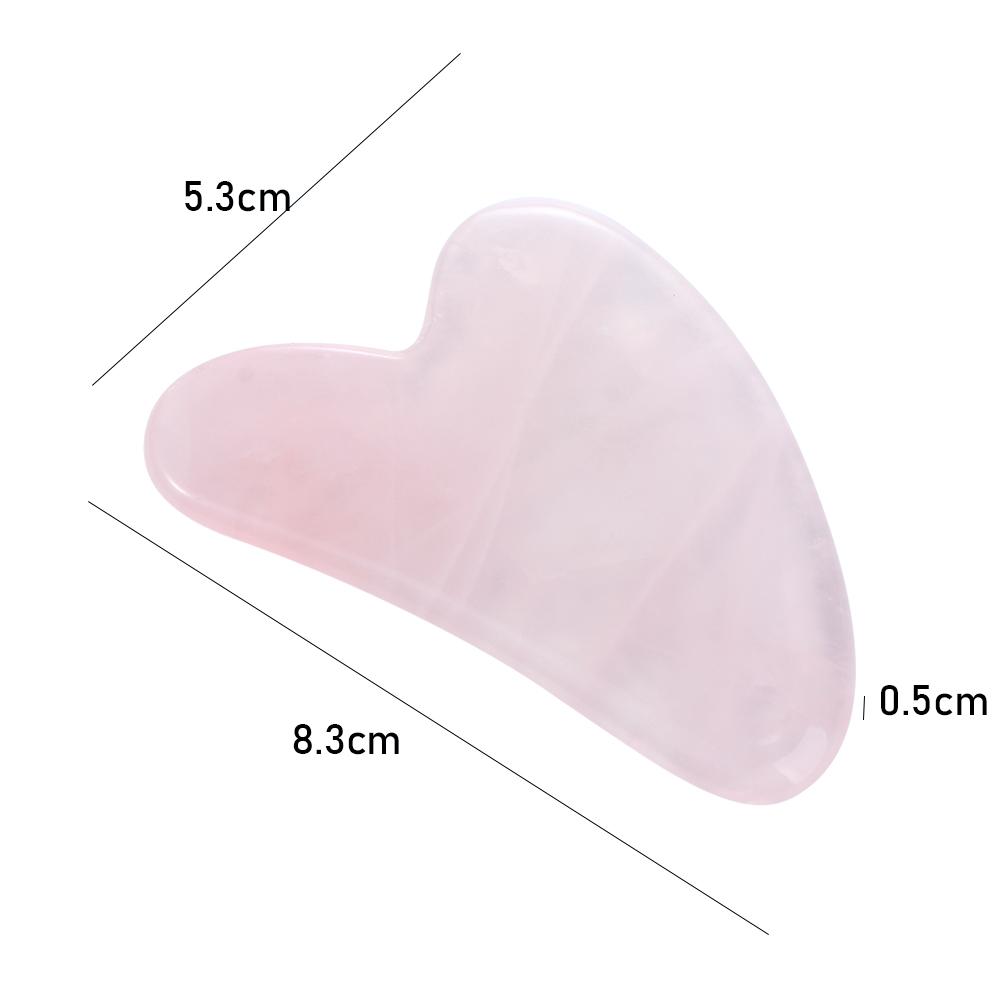 Portable Pressure Facial Lift Relaxation Health Care Massager Quartz GuaSha Board  Massager
