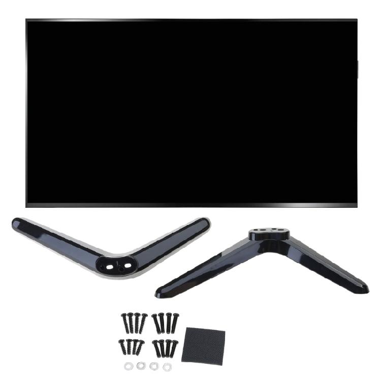 TV Legs Replacement TV Stand Antislip & Antiscratch Pads Easy Installation TV Pedestal Feet Hole 17-20mm
