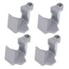 4Pcs Marine Fenders Clip Easy Adjustment Smoother Surfaces Quadrate Pontoon Rail Boat Bumper Clips