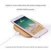 Bamboo Wireless Charger 15W Fast Charging Solid Wood Desktop Station for iPhone 17 - Customizable with Logo