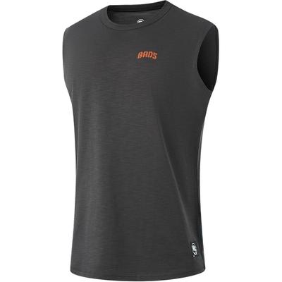 Li Ning Basketball Series Bedruckter Schriftzug Rundhals Bequem Atmungsaktiv Locker Sportweste für Herren Westen Graphitgrau AVSU027-4