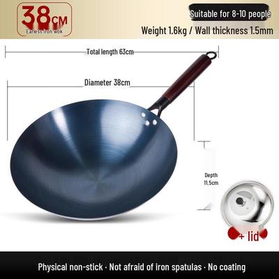 Yicang Non-Coated Wrought Iron Wok