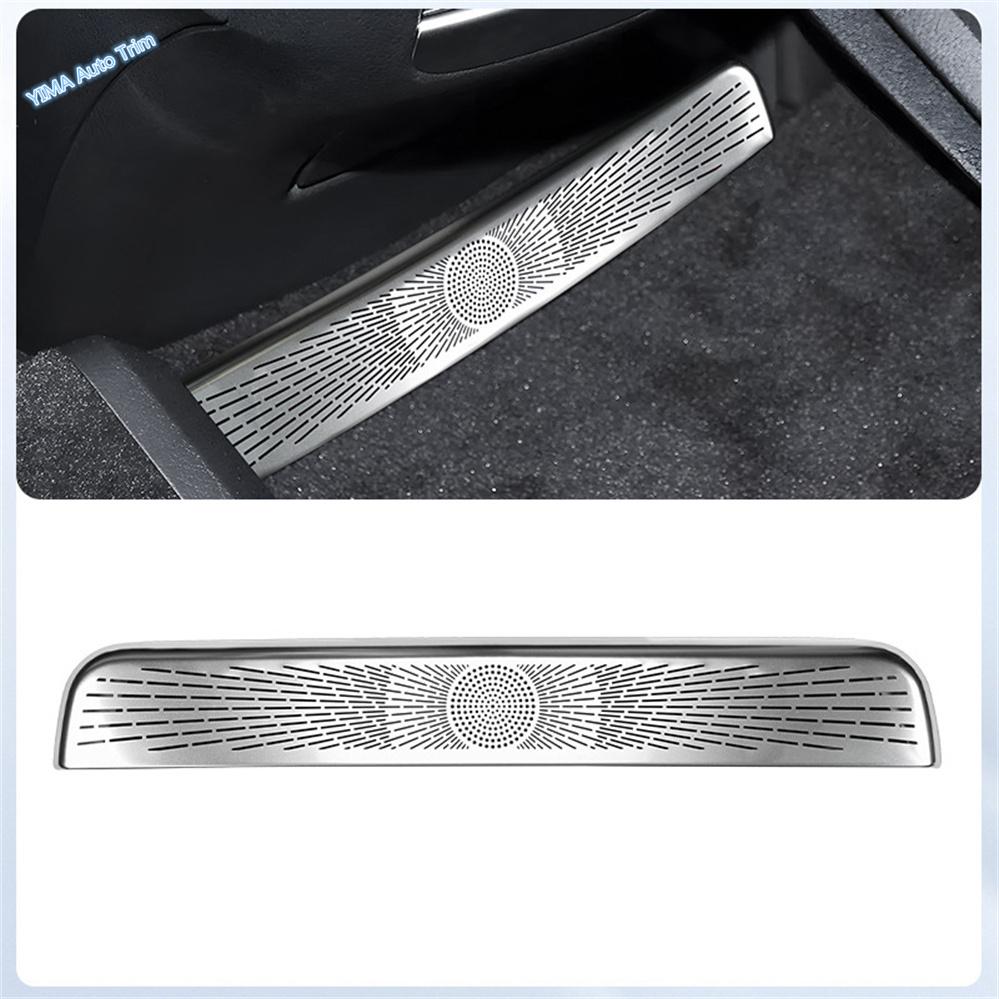 Car Seat Under Air Condition Outlet Vent Dust Plug Cover Trim Metal Sticker Fit For Mercedes Benz V class W447 2024 Accessories