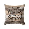 Stylish 18'' Vintage Letter Pillow Case Cushion Cover For Home Office And Sofa Decor