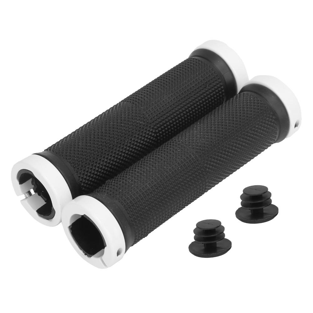 1 Pair with Plugs Bike Handlebar Grips Sleeves for Mountain Bike,Folding Bike Handlebar